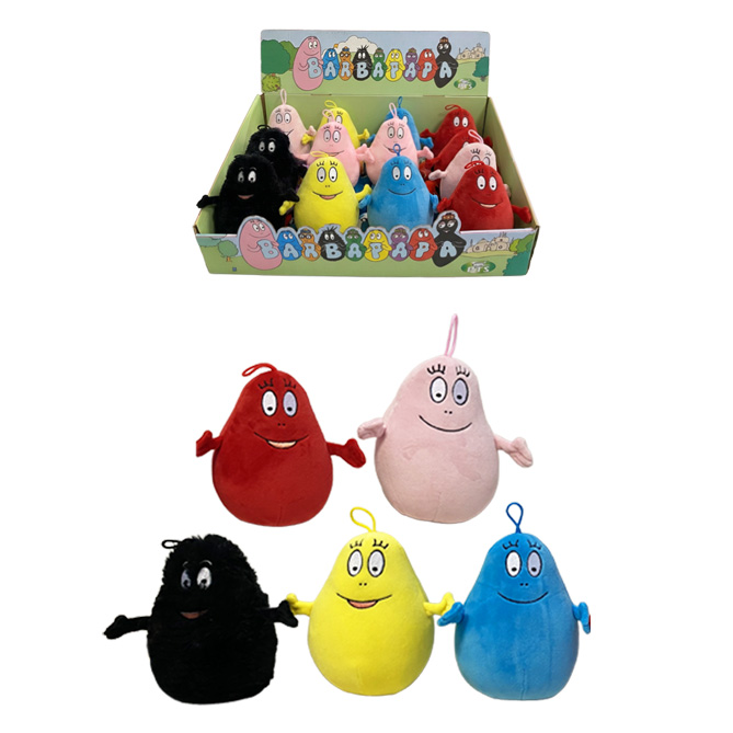 (Mis 1) BARBAPAPA’ Peluche 15cm In espo da 12pz 5ass…x12…x24